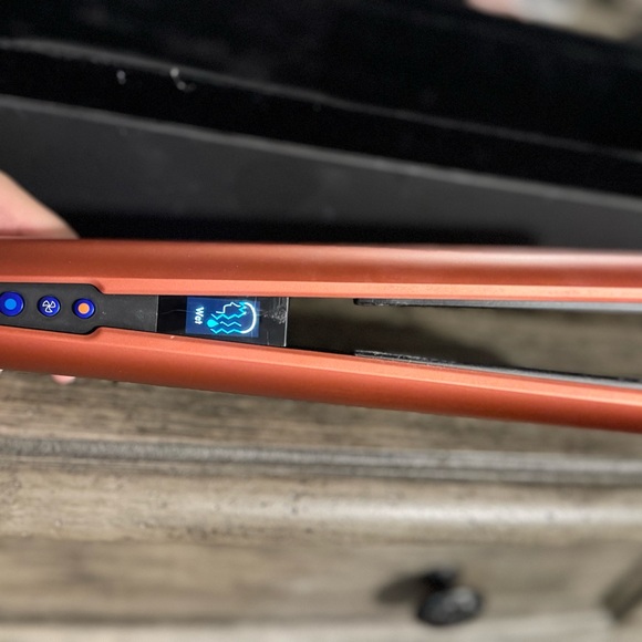 Copper Hair Straightener with Digital Display